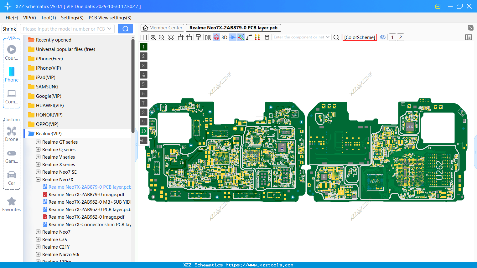Realme Neo7X-2AB879-0 PCB Layer